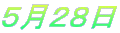 ５月２８日
